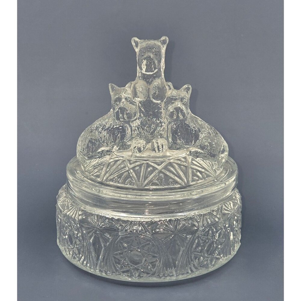 LE Smith Scotties 3 Terriers 'My Pets' Candy Jar star patterns
